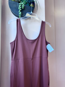 (S) Athleta Rust Athletic Jumpsuit Womens