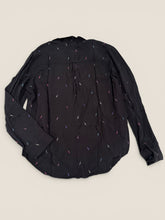 Load image into Gallery viewer, (S) RAILS Black Lightning Bolt Button Up