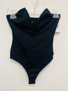 (S) Lulus Black Strapless Bodysuit Womens