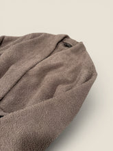Load image into Gallery viewer, (XXS/XS) Barefoot Dreams Tan Fuzzy Belted Robe Wrap