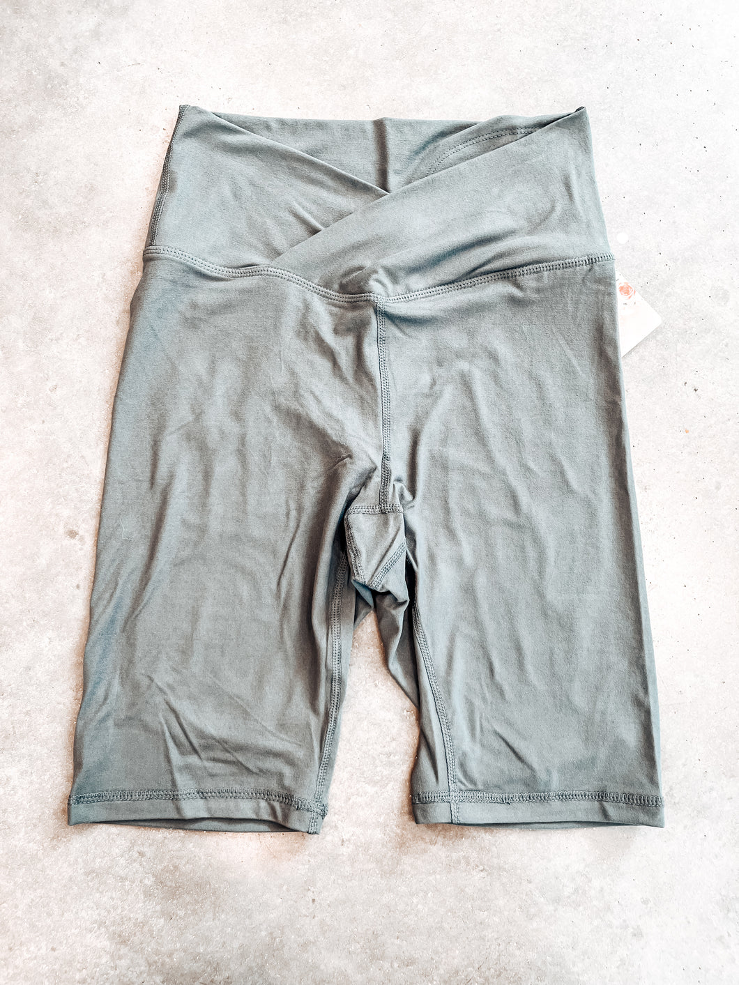 Charcoal Butter Bike Shorts