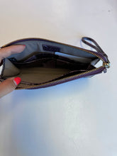 Load image into Gallery viewer, Cole Haan Purple Snakeprint Wristlet