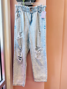 (5) SO High Rise Acid Wash Mom Jean