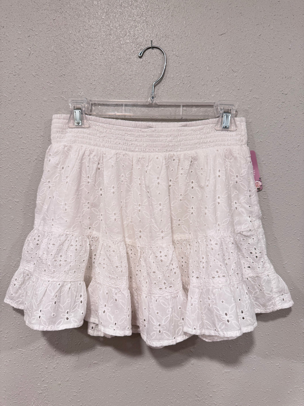 (M) American Eagle White Eyelet Skirt Womens