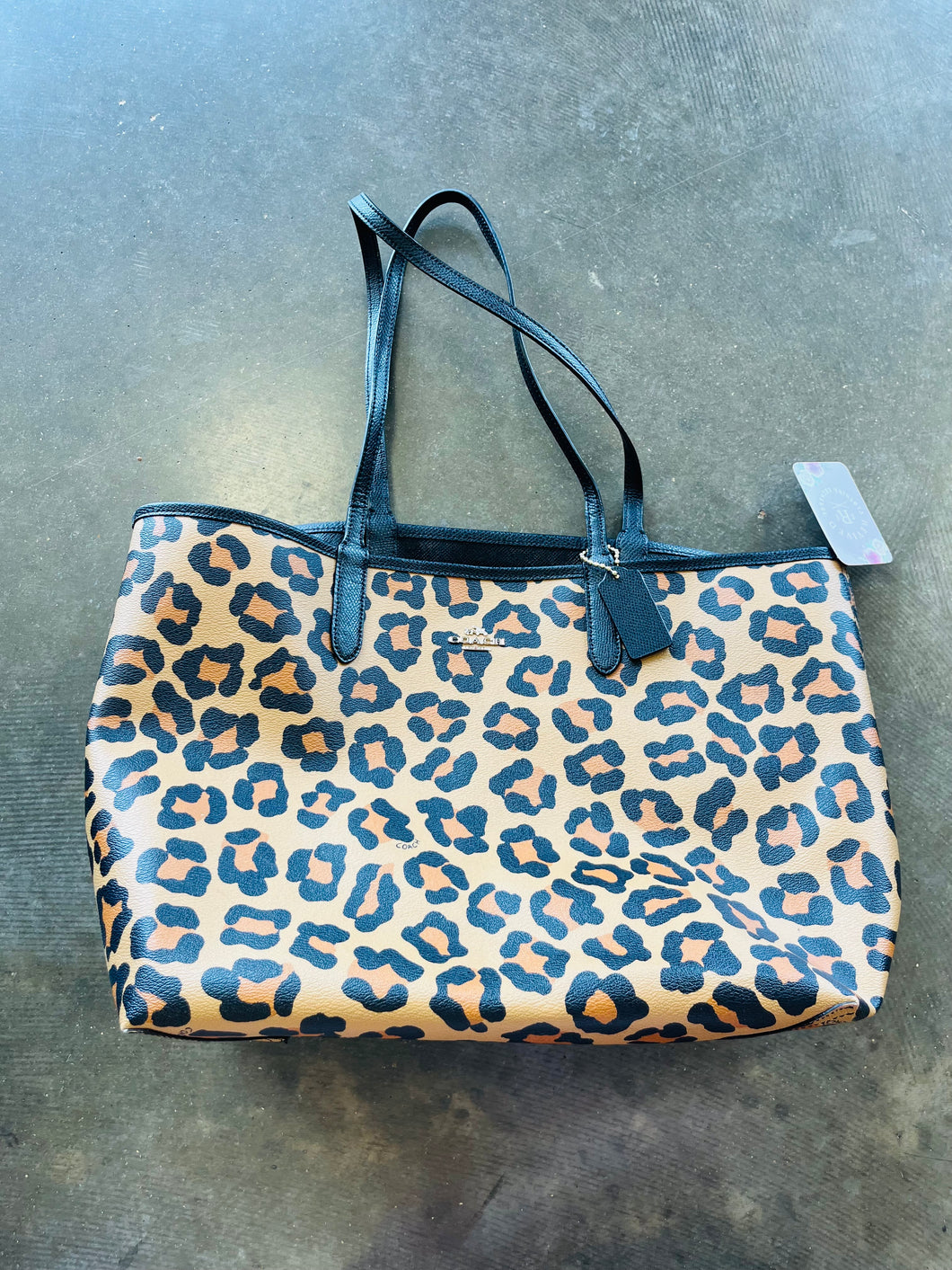 Coach Leopard Tote Purse
