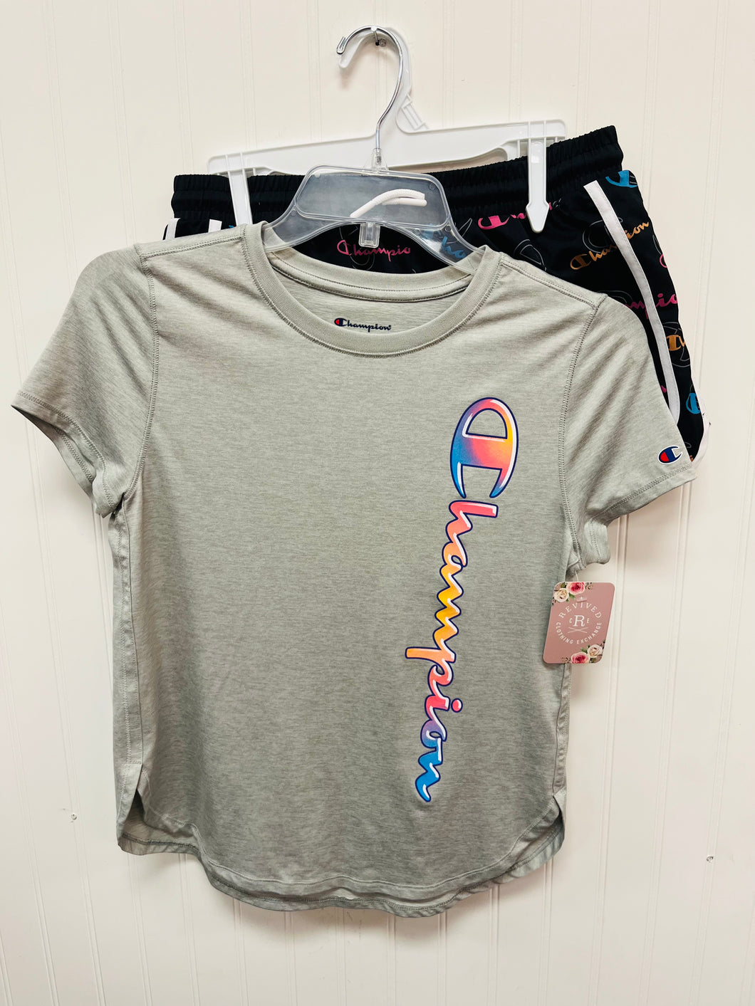 (14/16) Champion Grey Black Set Girls