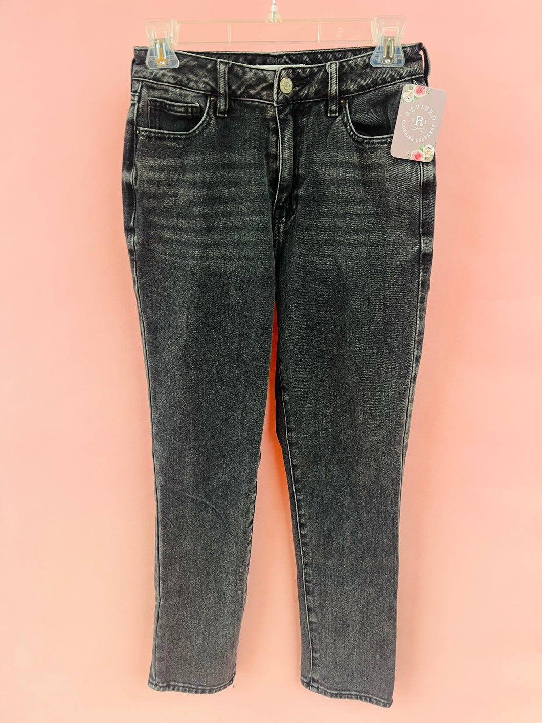 (25/0) PacSun Black Denim Straight Leg Jean Women's