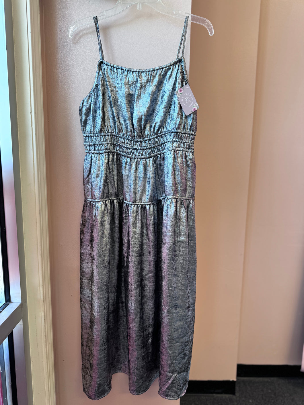 (L) Old Navy Silver Dress Womens