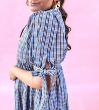 Load image into Gallery viewer, Baby Blue Plaid Dress - Final Sale