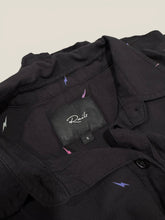 Load image into Gallery viewer, (S) RAILS Black Lightning Bolt Button Up