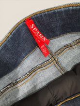Load image into Gallery viewer, (S) SPANX Dark Denim High Rise Pull on Skinny