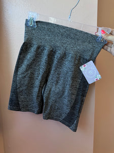 (XS) PINK Gray Seamless Bike Short