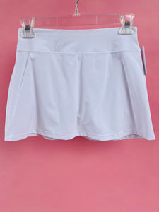 (XS) Stelle White Athletic Skort Women's
