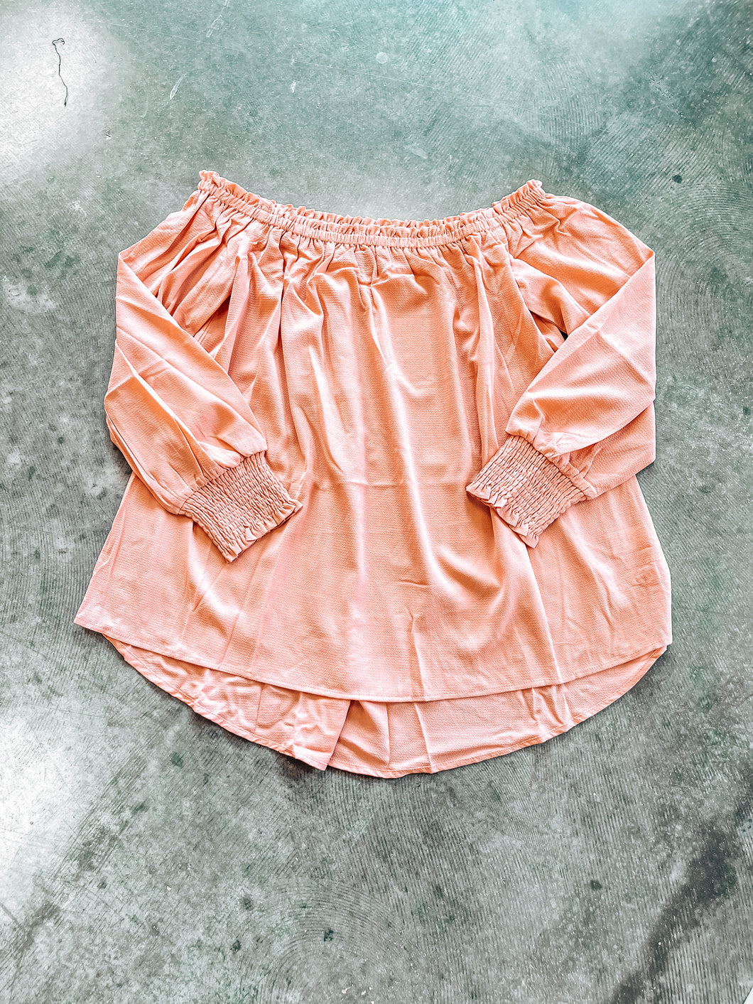 Blush Off Shoulder Shirt