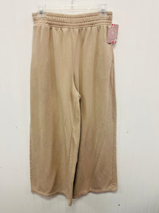 (S) H&M Tan Wide Leg Sweats Womens