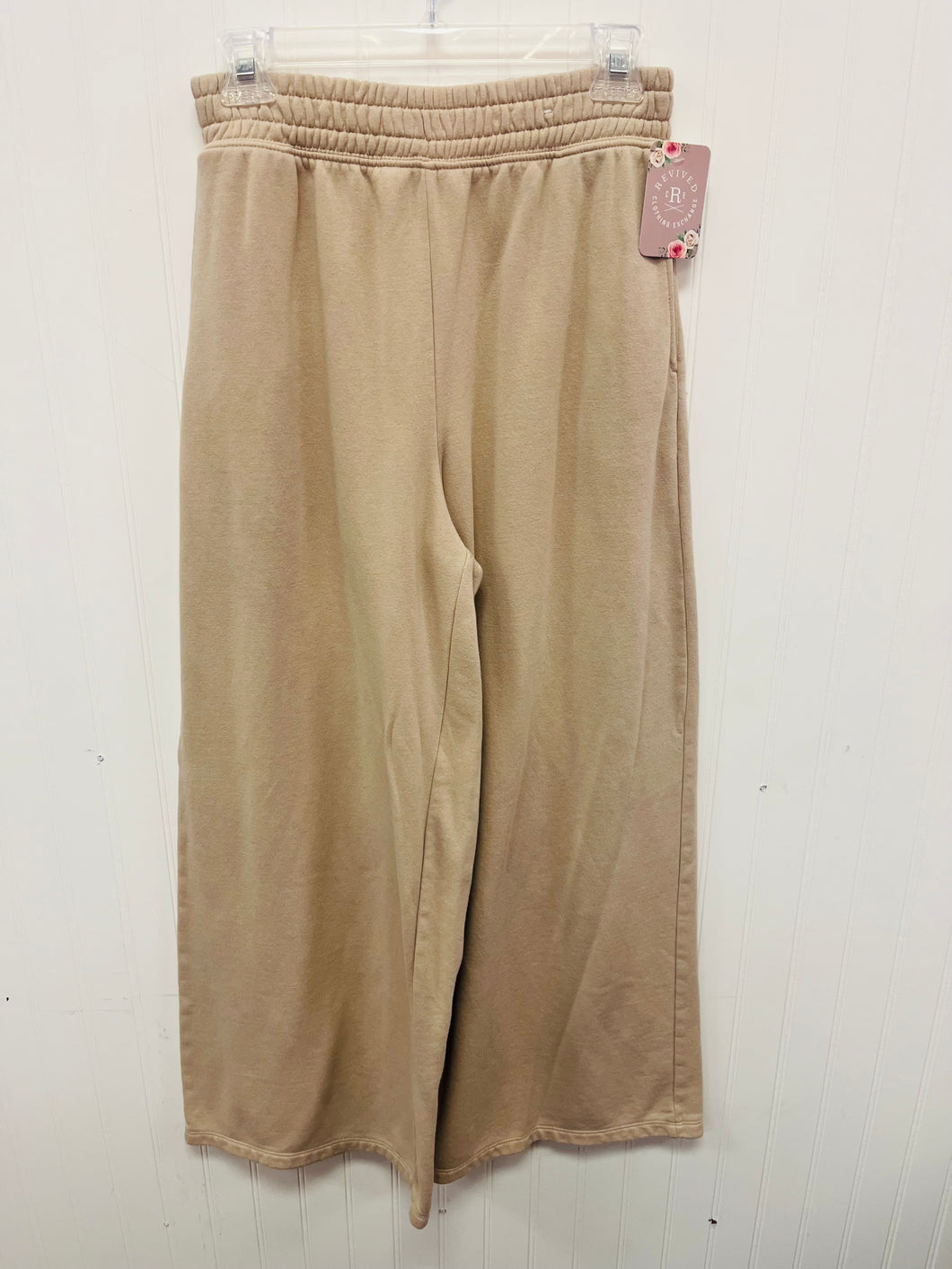 (S) H&M Tan Wide Leg Sweats Womens