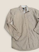 Load image into Gallery viewer, (XL) Cowboy Up tan Patterned Long Sleeve Men's