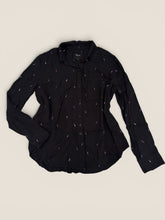 Load image into Gallery viewer, (S) RAILS Black Lightning Bolt Button Up