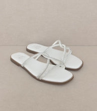 Load image into Gallery viewer, Bonnie White Sparkle Sandals