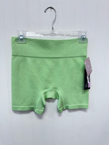 (S) wild Fable Lime Green Ribbed Bike Shorts