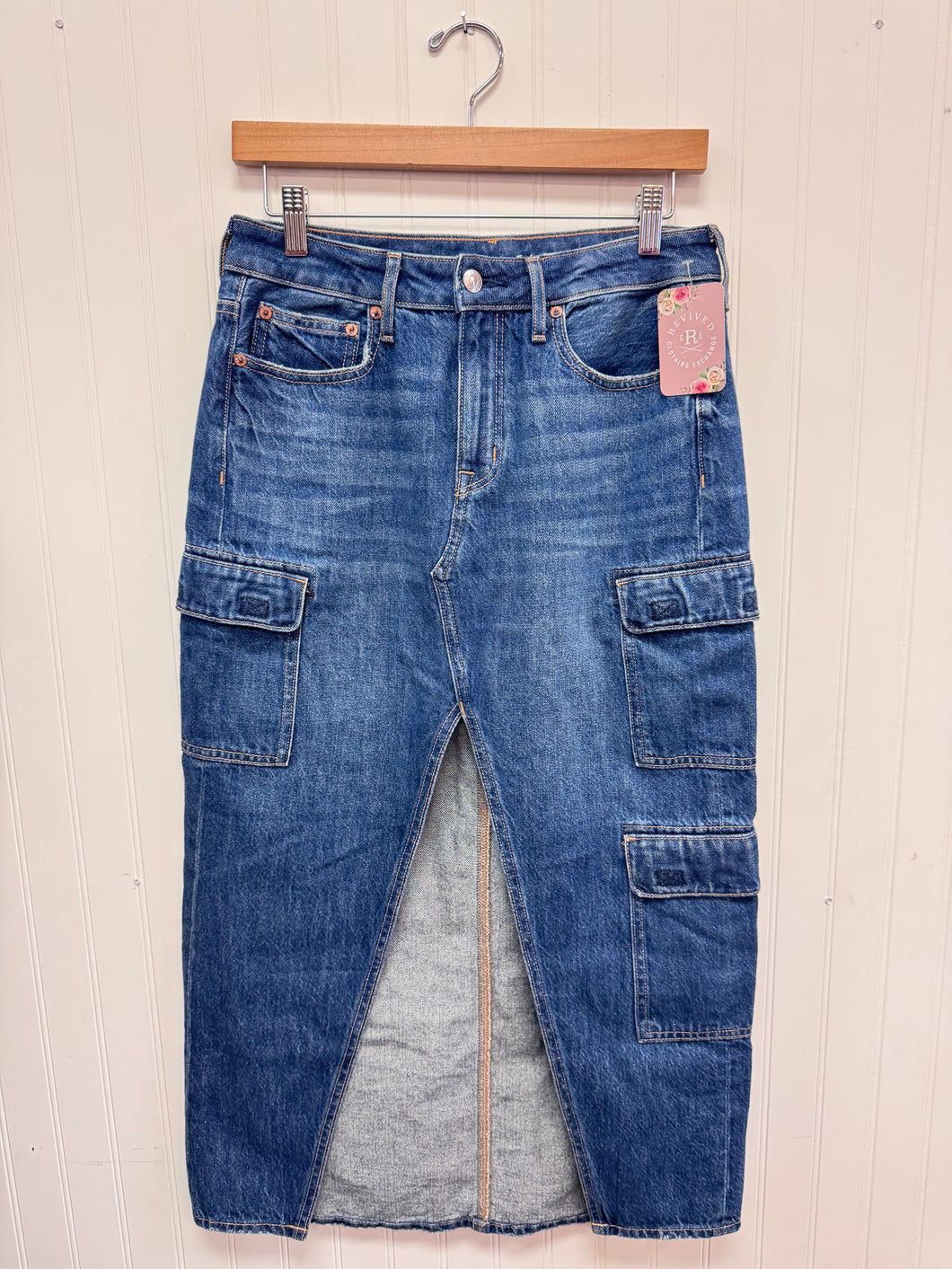 (2) American Eagle Denim Jean Skirt Womens