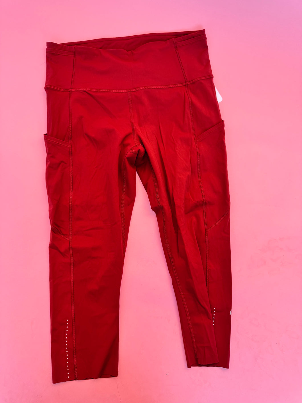 (8) Lululemon Rust Cropped Legging Women's