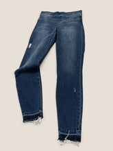 Load image into Gallery viewer, (S) SPANX Dark Denim High Rise Pull on Skinny