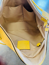 Load image into Gallery viewer, Coach Yellow Pebbled Leather Crossbody