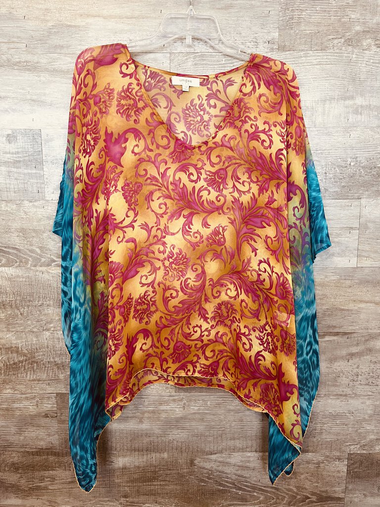 (s/M) Umgee Purple Blue Lightweight Shirt Womens