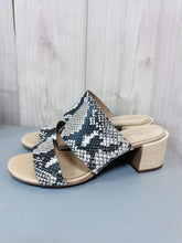 Load image into Gallery viewer, (6) Madewell Snakeskin Kiera Mule Heels Womens