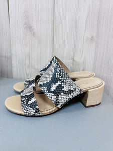(6) Madewell Snakeskin Kiera Mule Heels Womens
