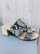 Load image into Gallery viewer, (6) Madewell Snakeskin Kiera Mule Heels Womens