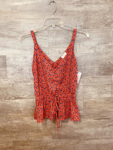 (Small) Sienna Sky red Floral Tank Women's