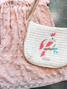Vera Bradley Wicker Parrot Crossbody