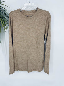(M) BKE Tan Heathered Long Sleeve Tee Men's