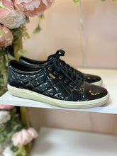 Load image into Gallery viewer, (10.5) Ecco Black Patent Sneakers Womens