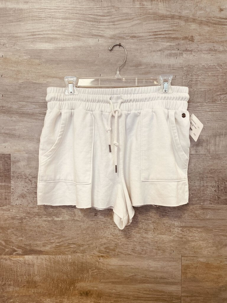 (L) Roxy White Soft Shorts Women