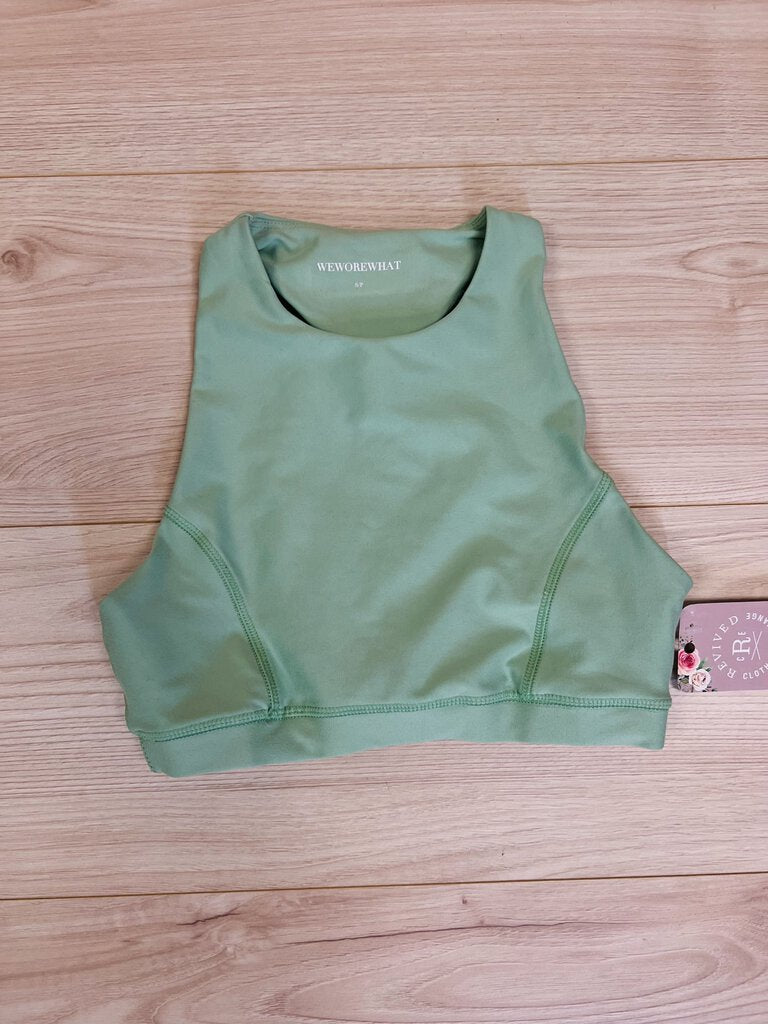 (S) We Wore What Green Sports Bra