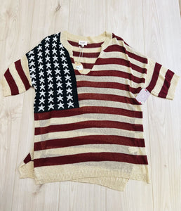 (L) Bibi Americana Knit Shirt Womens