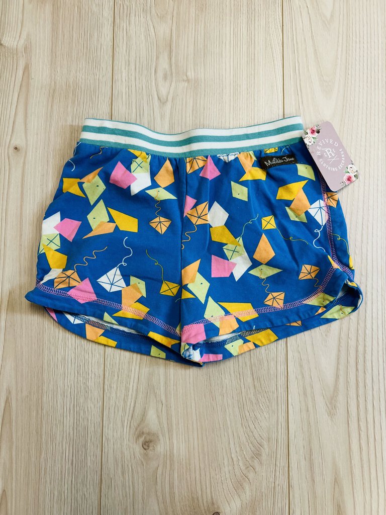 (6) Matilda Jane Girl's Blue Kite Shorts
