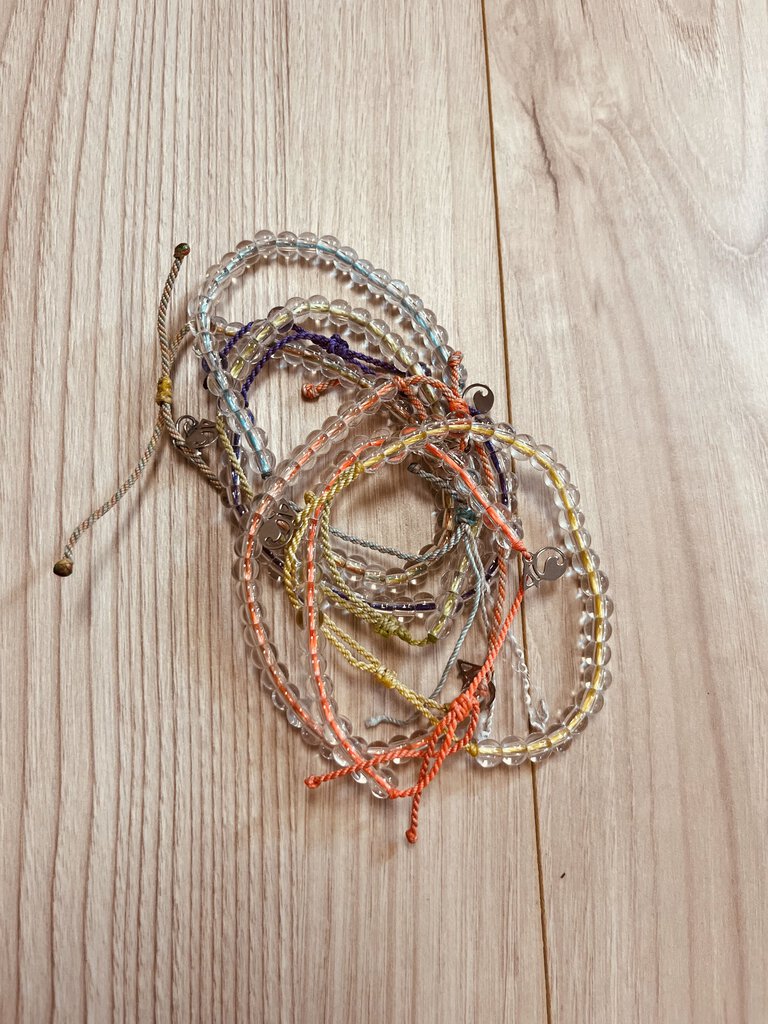 Clear Colorful Bracelet Set
