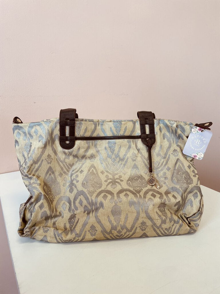 Stella & Dot Metallic Patterened Bag Womens