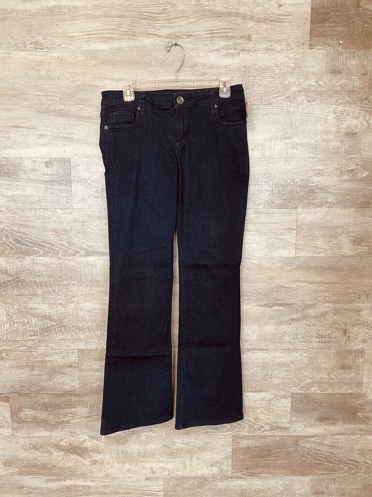 (6) KUT Dark Flare Jeans Womens
