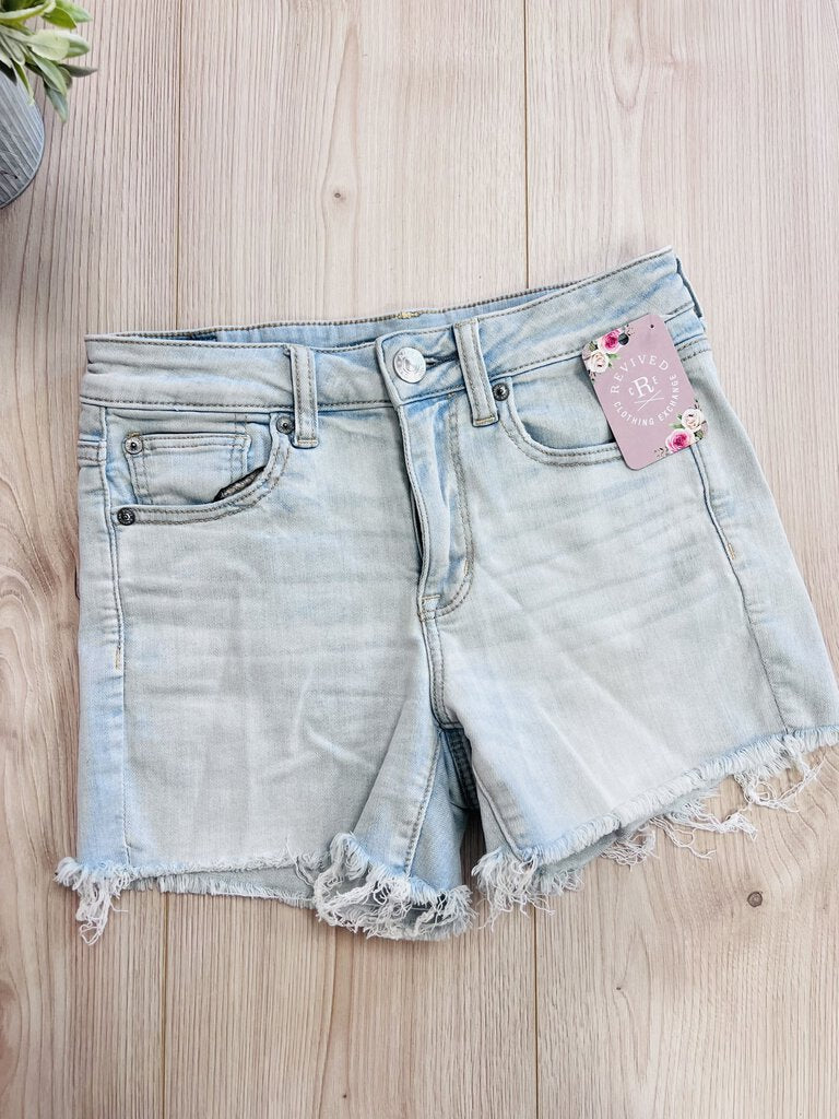 (2) American Eagle Light Wash Jean Short OWmens