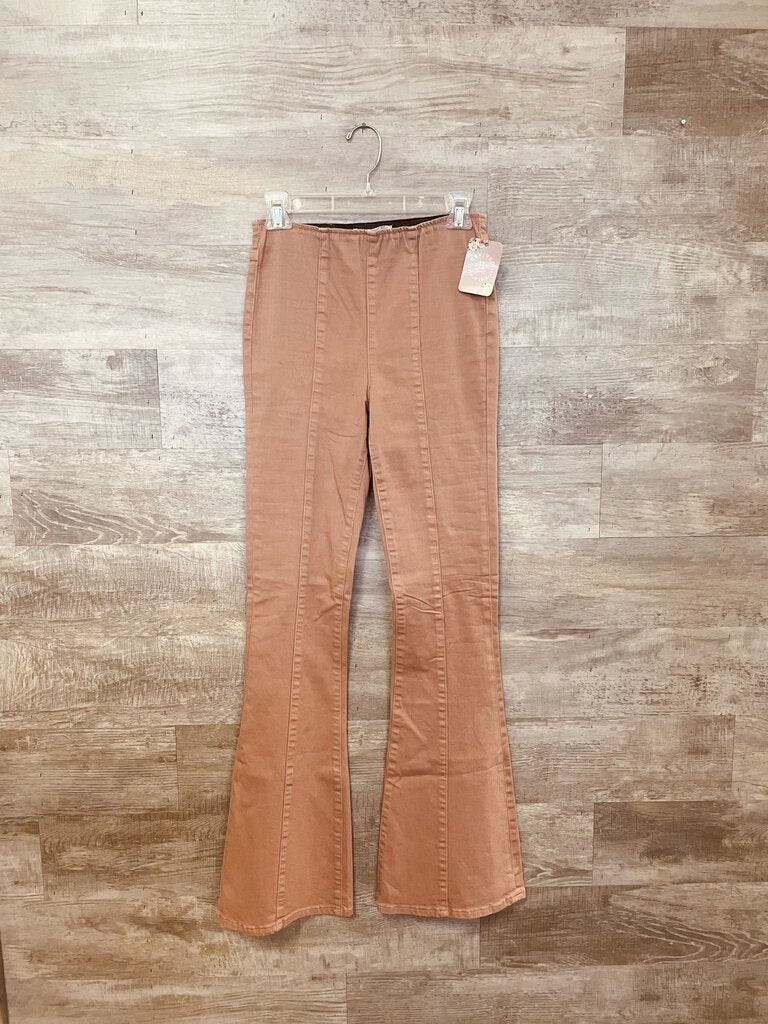 (XS) Band Of Gysies Orange Flare Pants Womens