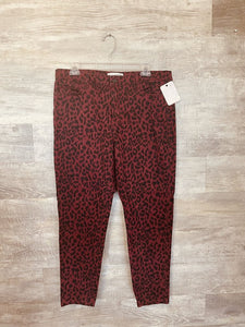 (14) Social Standard by Sanctuary Red Leopard Jeans Women's