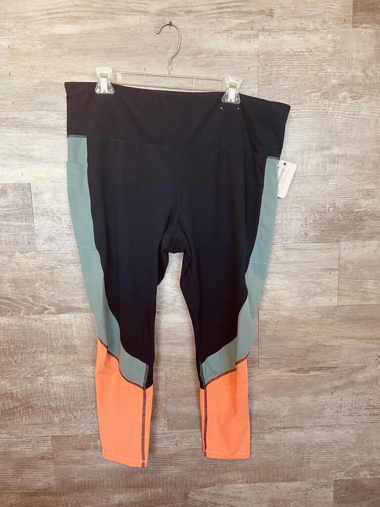 (large) Xersion Navy Athletic Leggings Women's