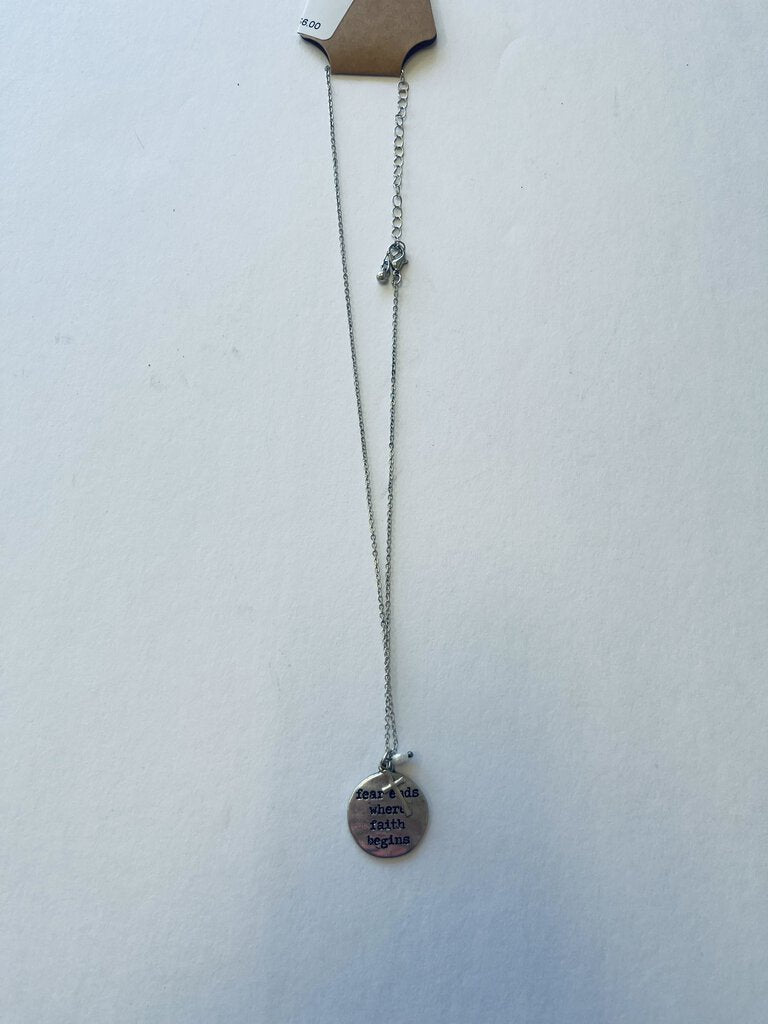 Silver Cross Necklace