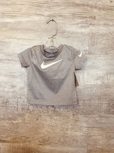 (12M) Nike Grey Logo Tee Boys