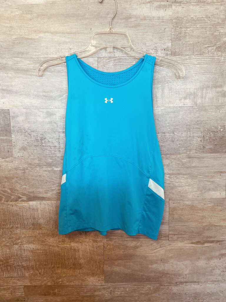 (XL) Under Armour Blue Crop Tank Womens